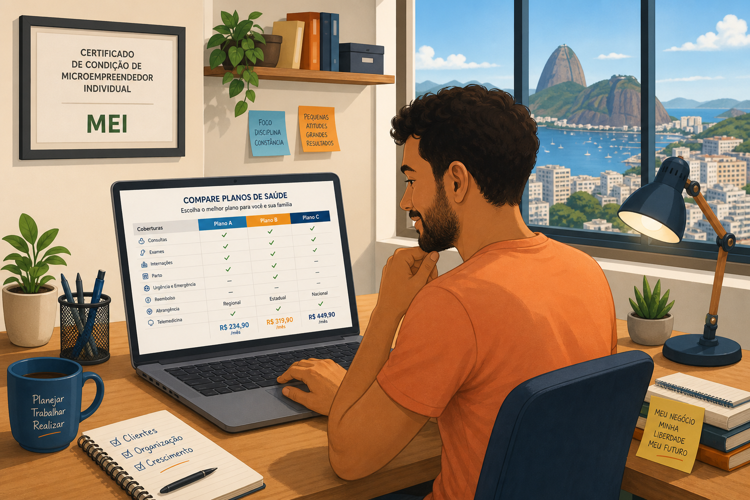 MEI no Rio de Janeiro contratando plano de saúde empresarial PME