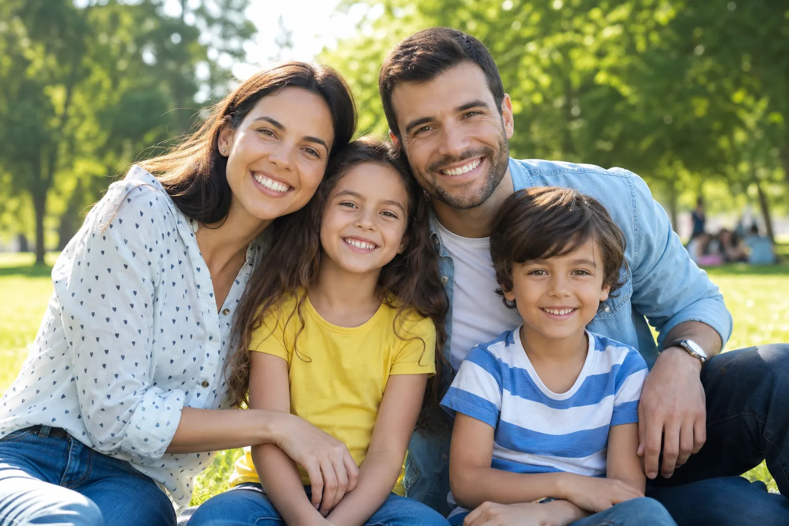 Família de São José dos Campos escolhendo plano de saúde individual ou familiar — comparar Hapvida NDI, Saúde Beneficência, Única Saúde e Plena Saúde