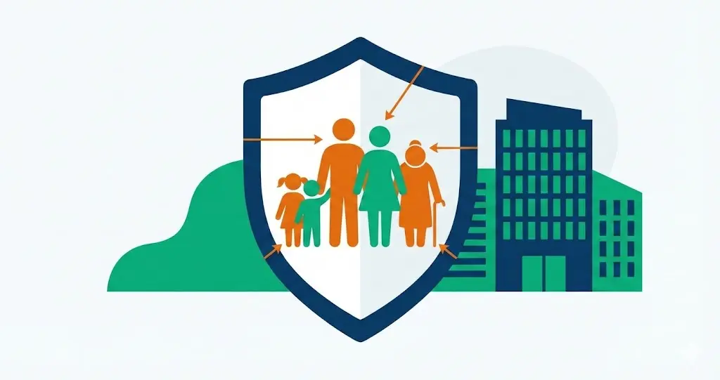 Dependentes no plano de saúde empresarial — cônjuge, filhos e pais podem ser incluídos no plano PME
