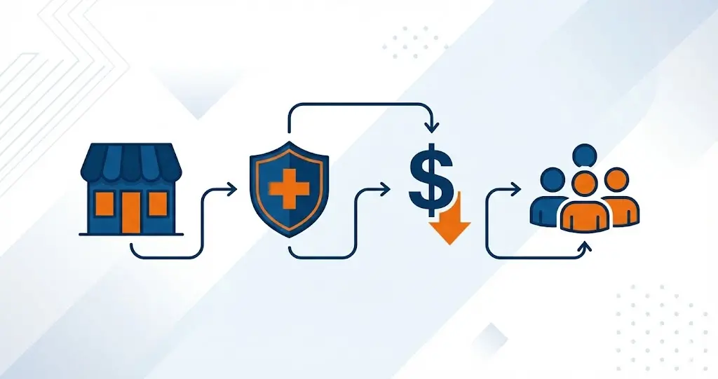Guia completo sobre plano de saúde empresarial PME para pequenas empresas e MEI — economia de até 50% comparado ao plano individual